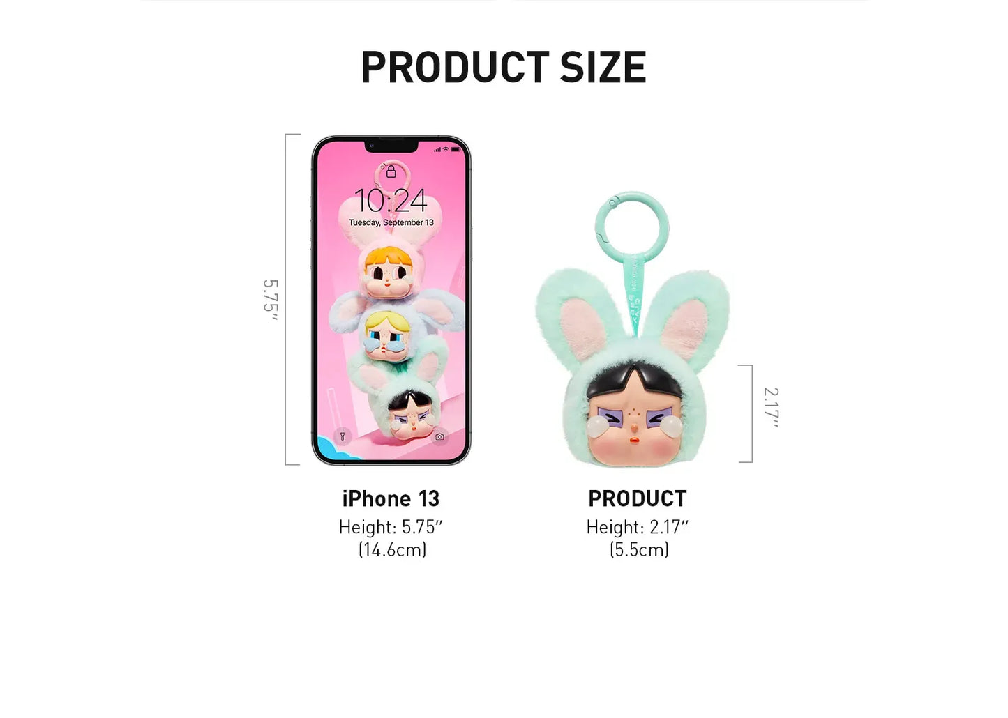 CryBaby x Powerpuff Girls Series Vinyl Face Plush Single Blind Box