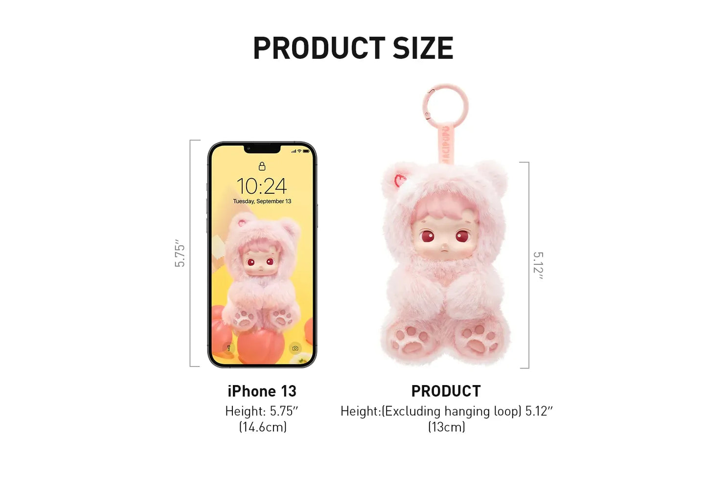 HACIPUPU Gummy Bear Series Vinyl Plush Pendant Single Blind Box