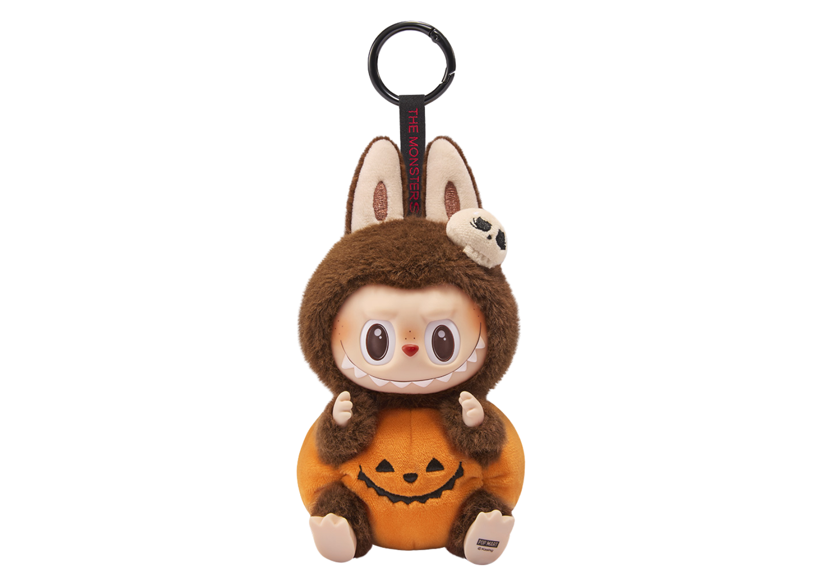 Labubu Happy Halloween Party Series-Sitting Pumpkin Vinyl Plush Pendant