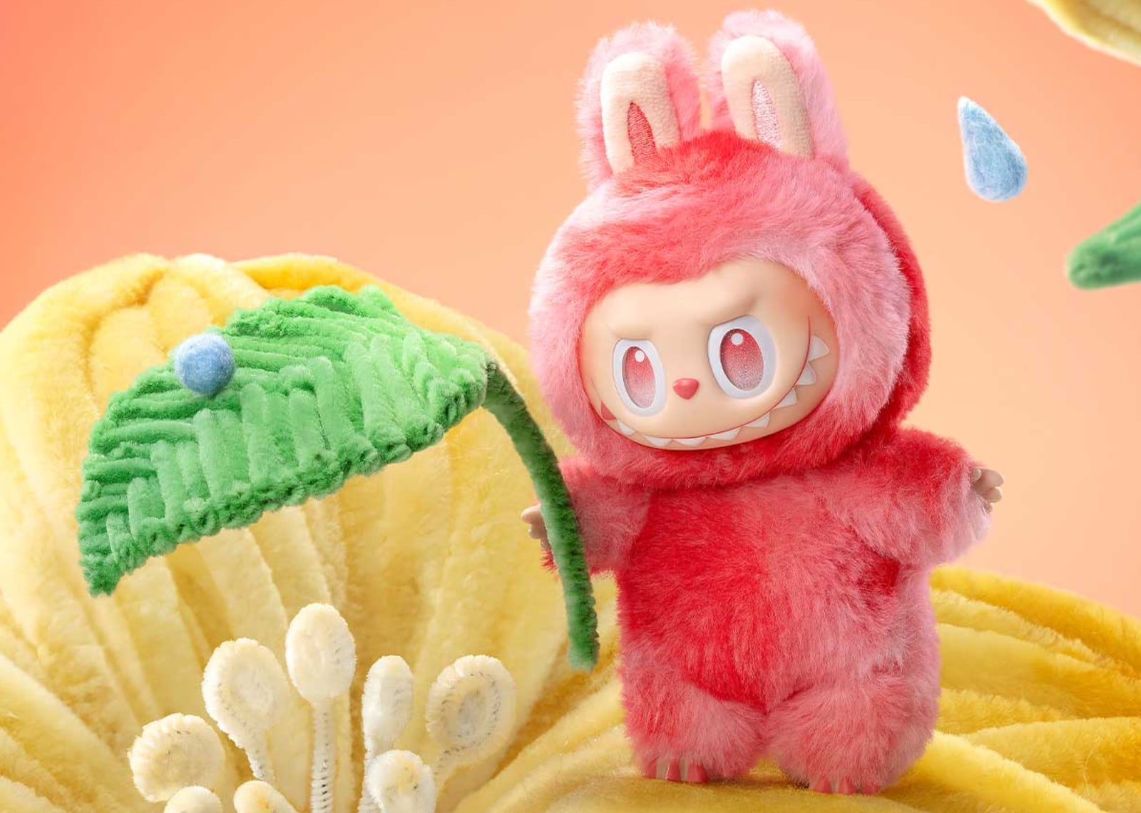 Labubu The Monsters Big into Energy Series Love Vinyl Plush Pendant