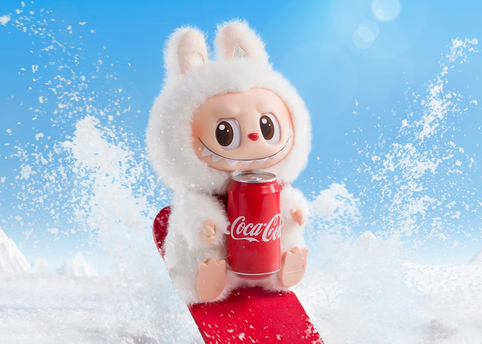 Labubu The Monsters Coca Cola Series Happy Factor Vinyl Plush Figure