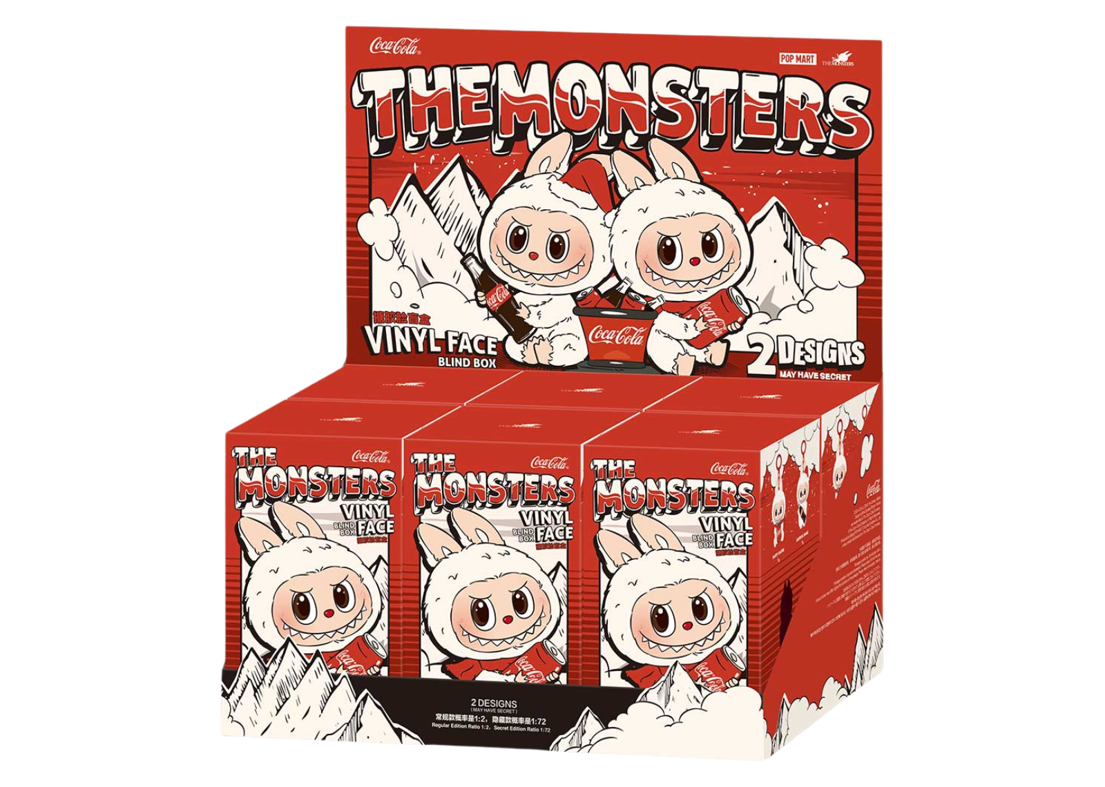 Labubu The Monsters Coca Cola Series Vinyl Face Sealed Case (6 Blind Box)