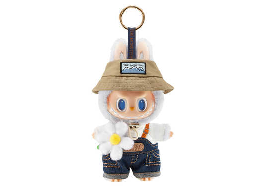 Labubu The Monsters Fall In Wild Vinyl Plush Doll Pendant Keychain