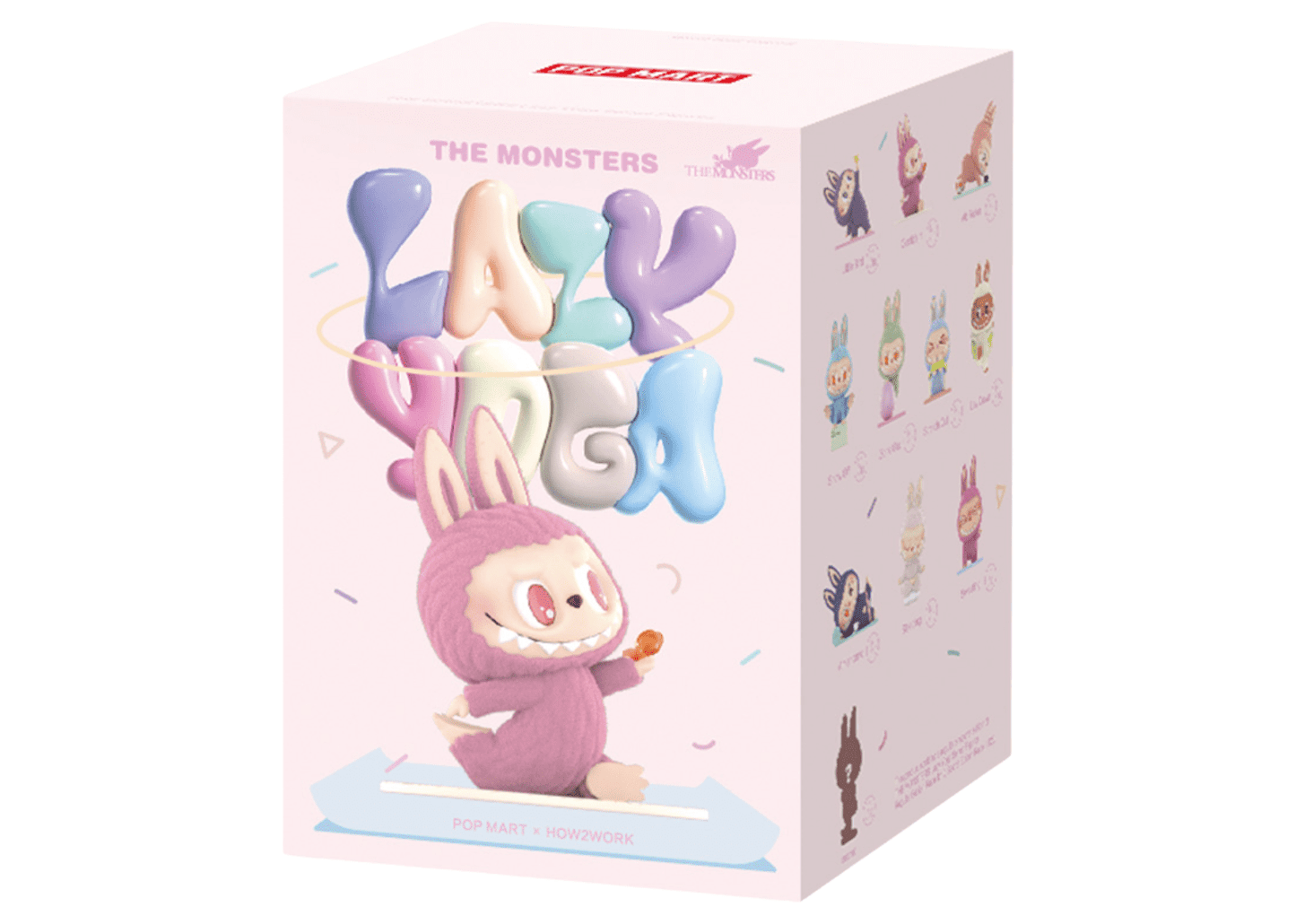Labubu The Monsters Lazy Yoga Series Figures Single Blind Box
