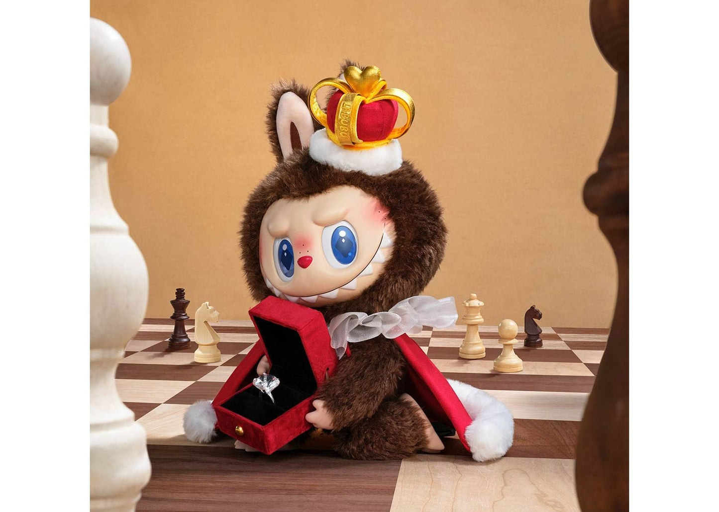 Labubu The Monsters Lets Checkmate Series Vinyl Plush Doll