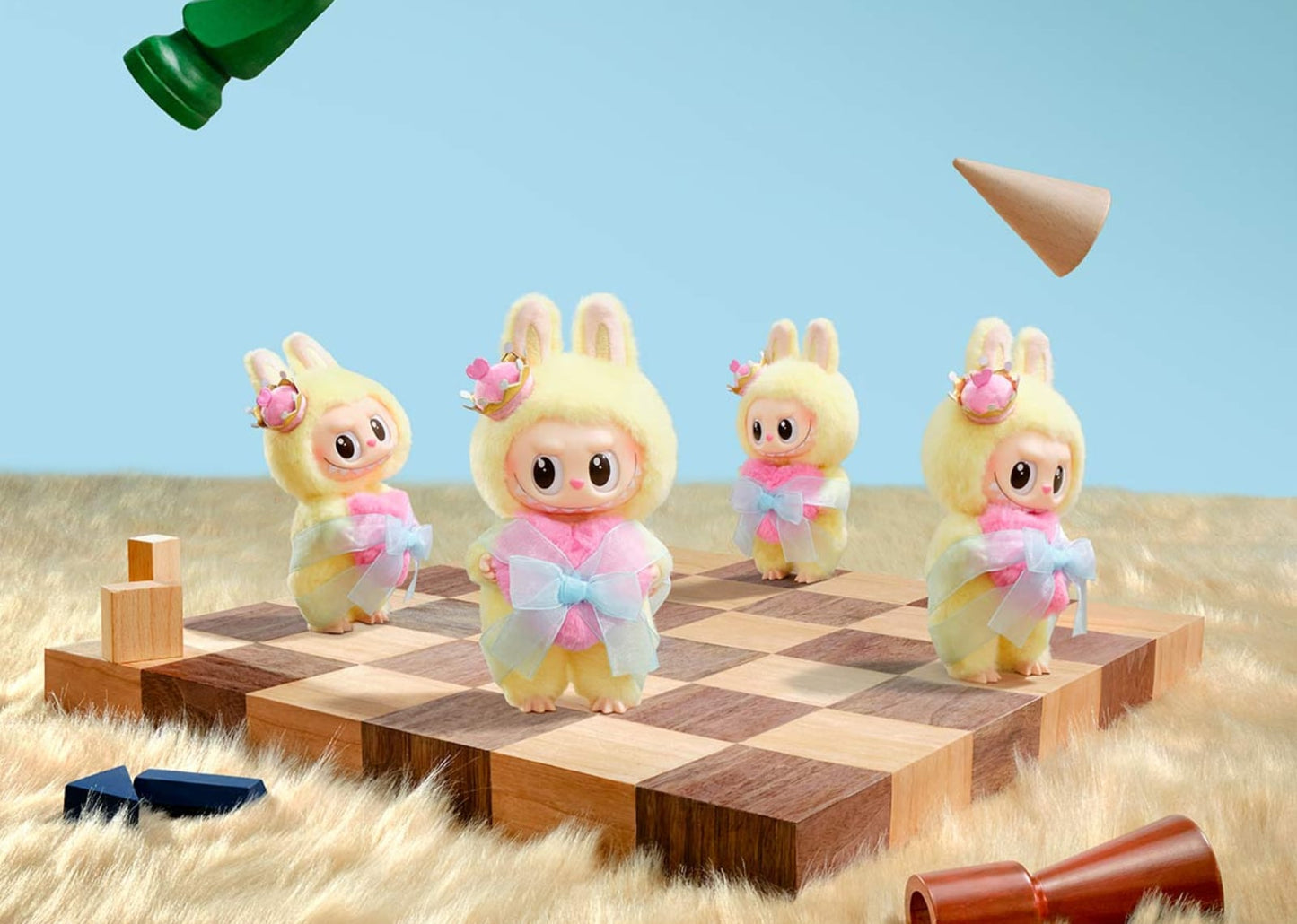 Labubu The Monsters Lets Checkmate Series Vinyl Plush Hanging Card