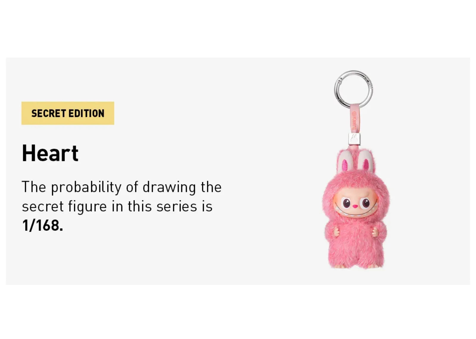 Labubu The Monsters Pin for Love Series Vinyl Plush Pendant (A-M) Single Blind Box