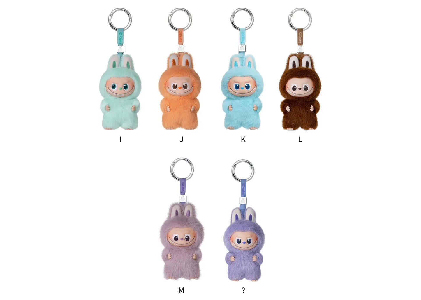 Labubu The Monsters Pin for Love Series Vinyl Plush Pendant (A-M) Single Blind Box