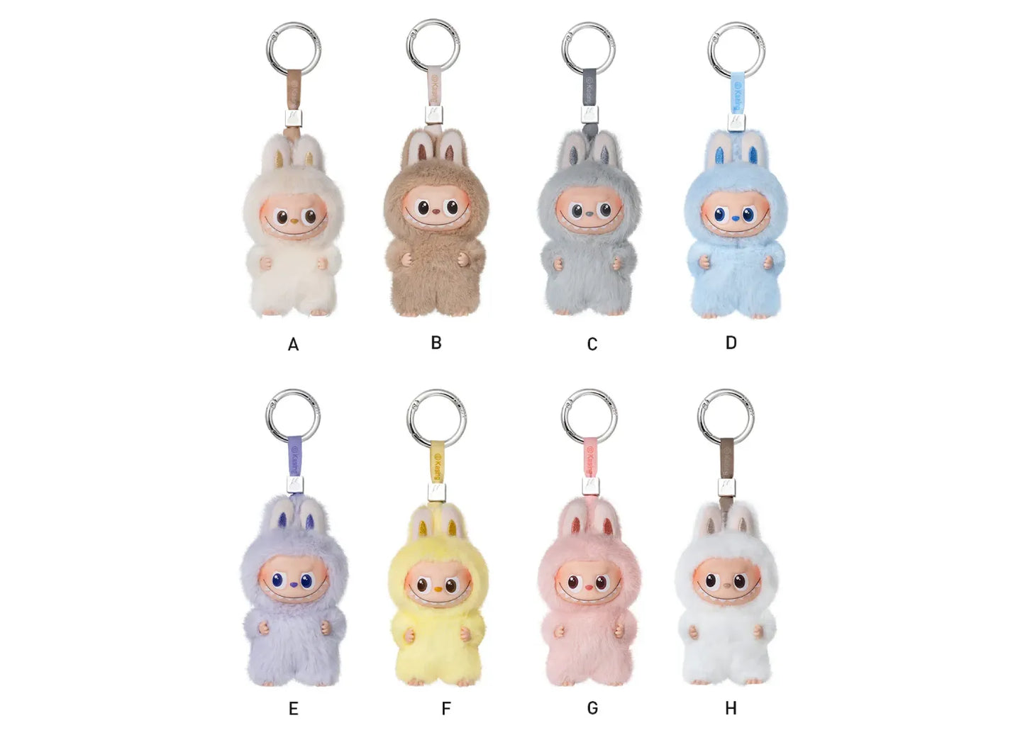 Labubu The Monsters Pin for Love Series Vinyl Plush Pendant (A-M) Single Blind Box