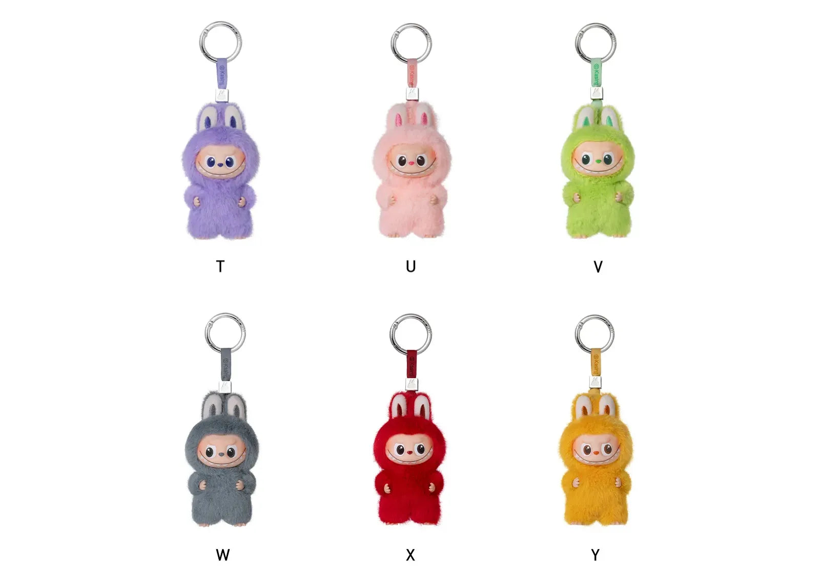 Labubu The Monsters Pin for Love Series Vinyl Plush Pendant (N-Z) Single Blind Box