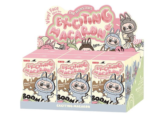 Labubu The Monsters Tasty Macarons Vinyl Face Sealed Case (6 Blind Boxes)