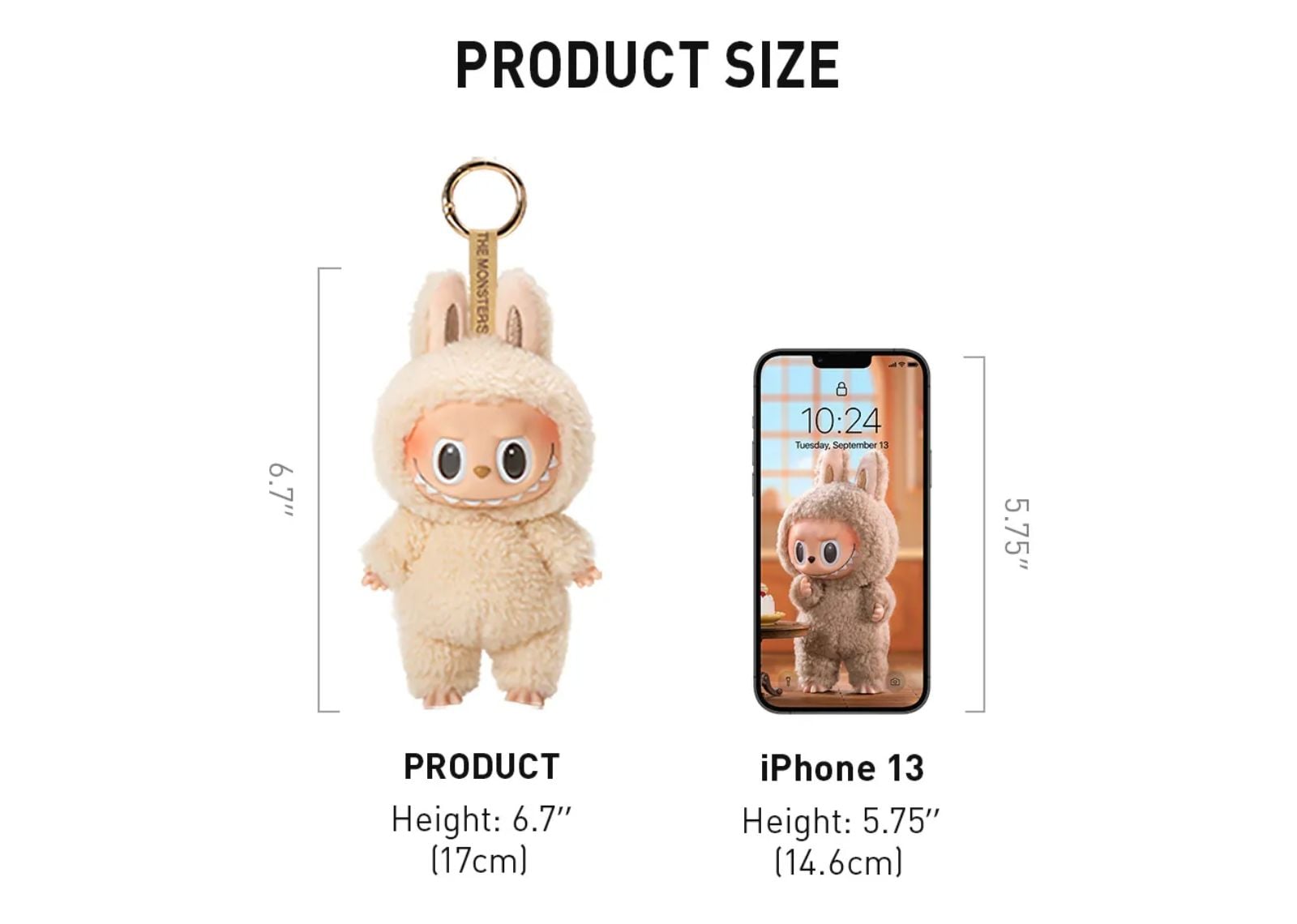 Labubu The Monsters Tasty Macarons Chestnut Cocoa Vinyl Plush Pendant