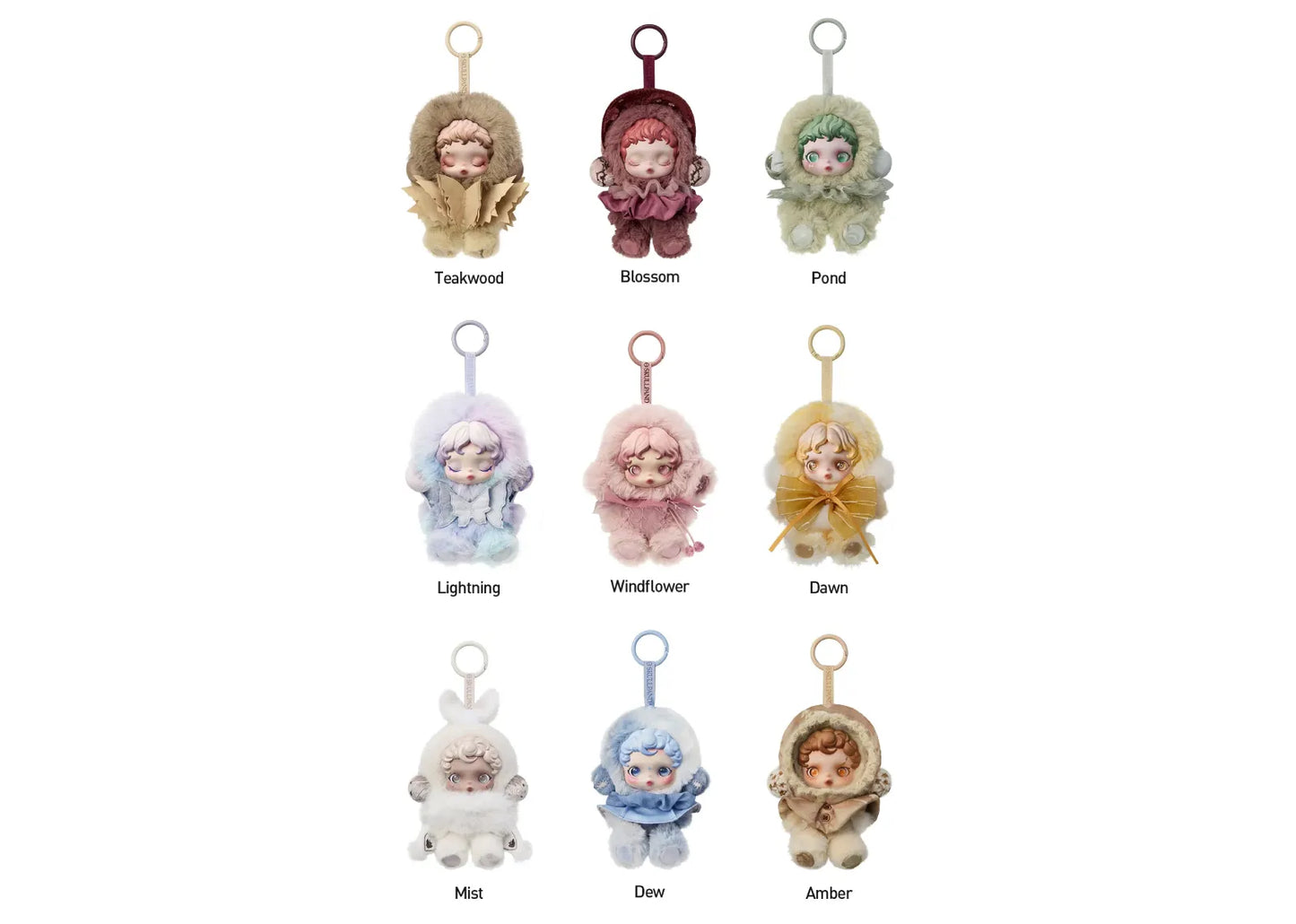 Limpressionnisme SKULLPANDA Series Plush Doll Sealed Case (9 Blind Box)
