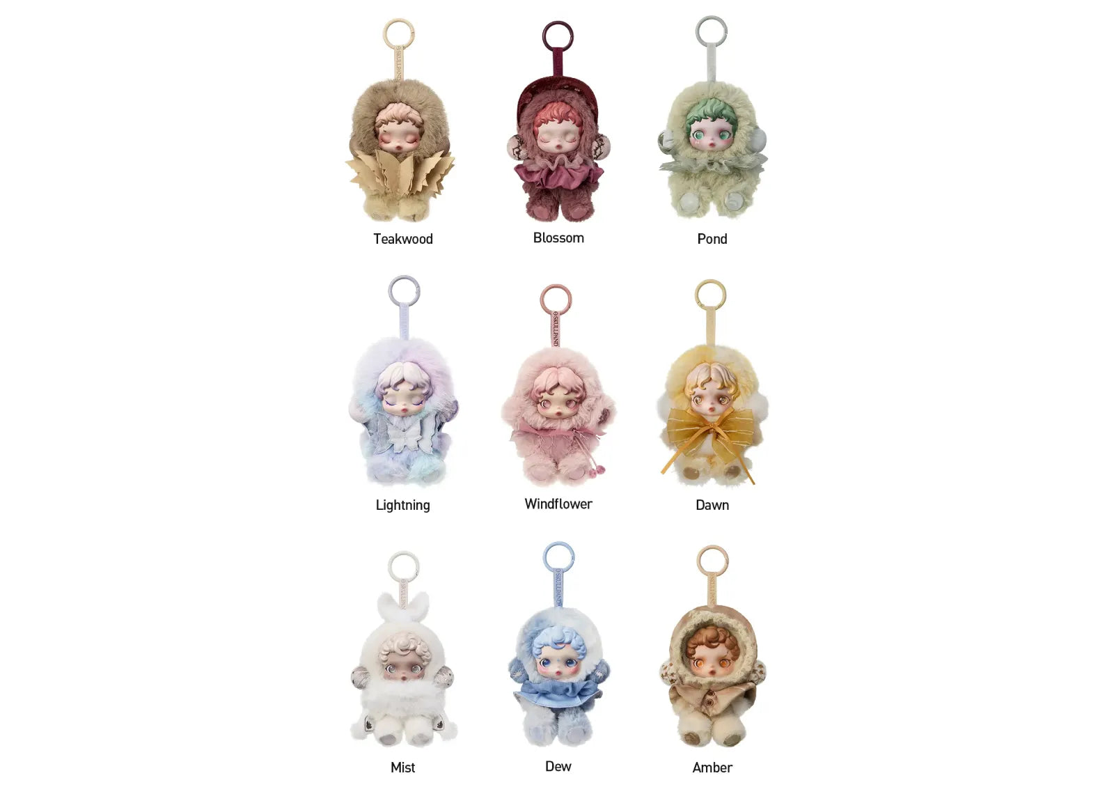 Limpressionnisme SKULLPANDA Series Plush Doll Sealed Case (9 Blind Box)