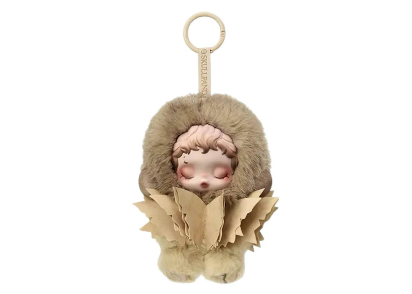 Limpressionnisme SKULLPANDA Series Teakwood Plush Doll