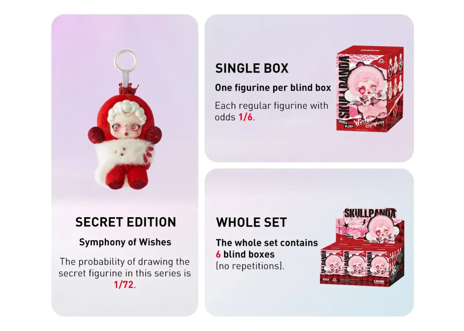 SKULLPANDA Winter Symphony Series Single Blind Box