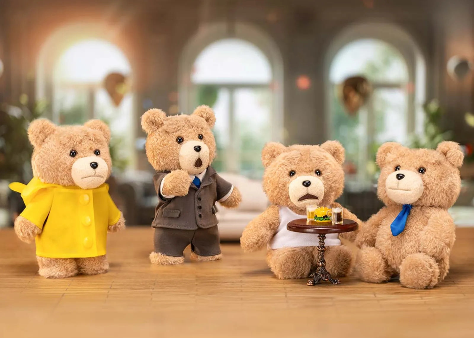 Ted2 Teddy Bear Action Plush Pendant Series Single Blind Box
