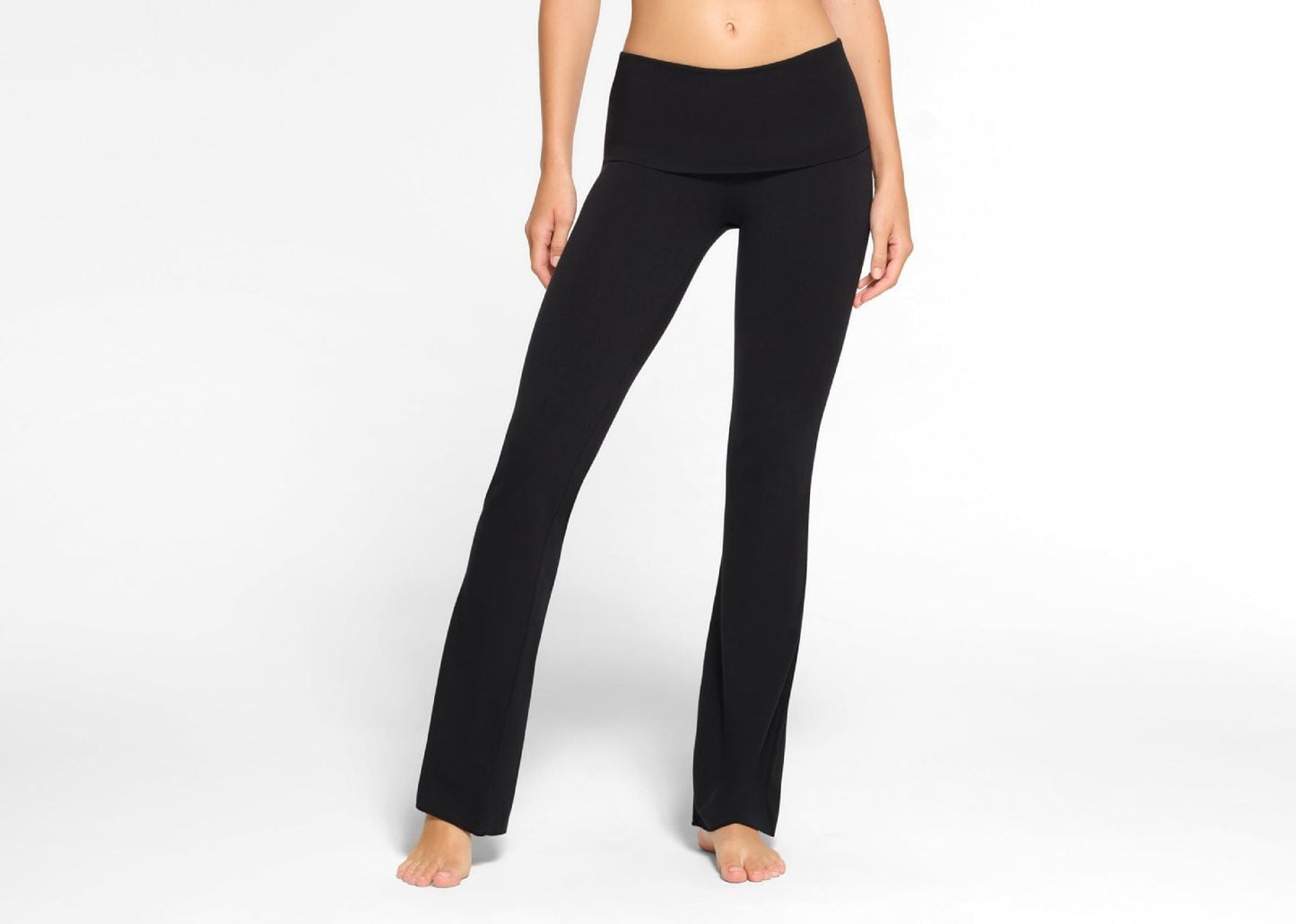 Cotton Jersey Foldover Pant Soot