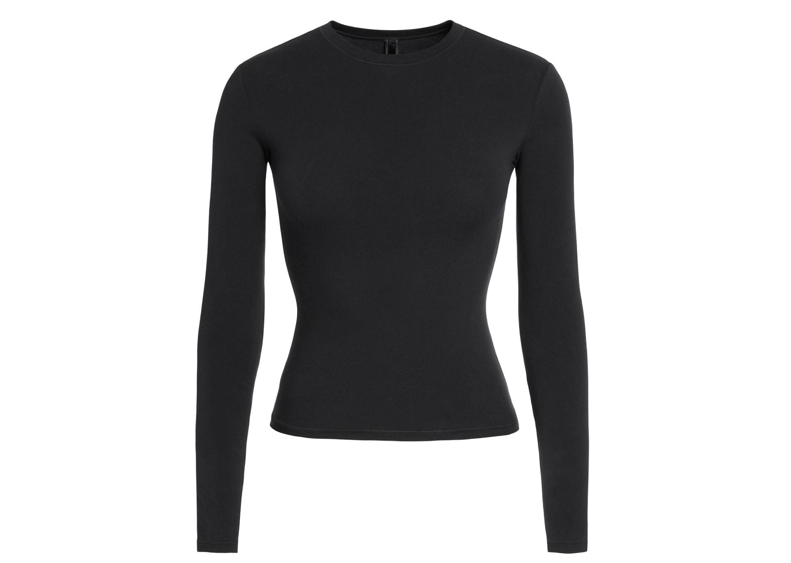 Cotton Jersey Long Sleeve T-Shirt Soot