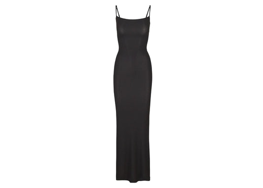 Soft Lounge Long Slip Dress Onyx