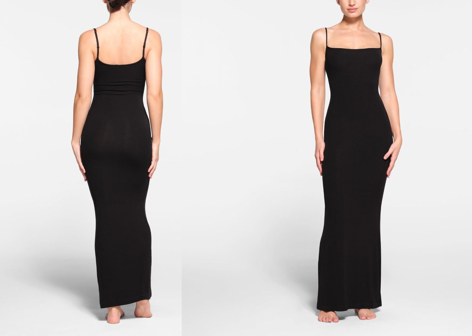 Soft Lounge Long Slip Dress Onyx