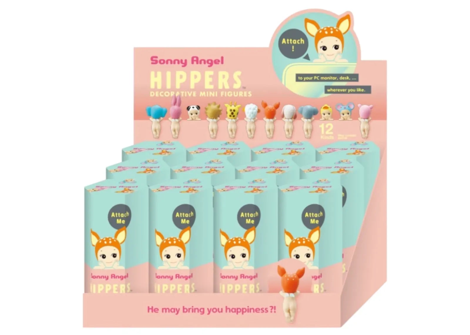 Hippers Animals Series Sealed Case (12 Blind Box)