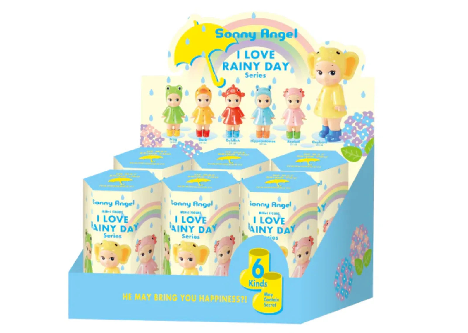 I LOVE RAINY DAY Series Sealed Case (6 Blind Box)