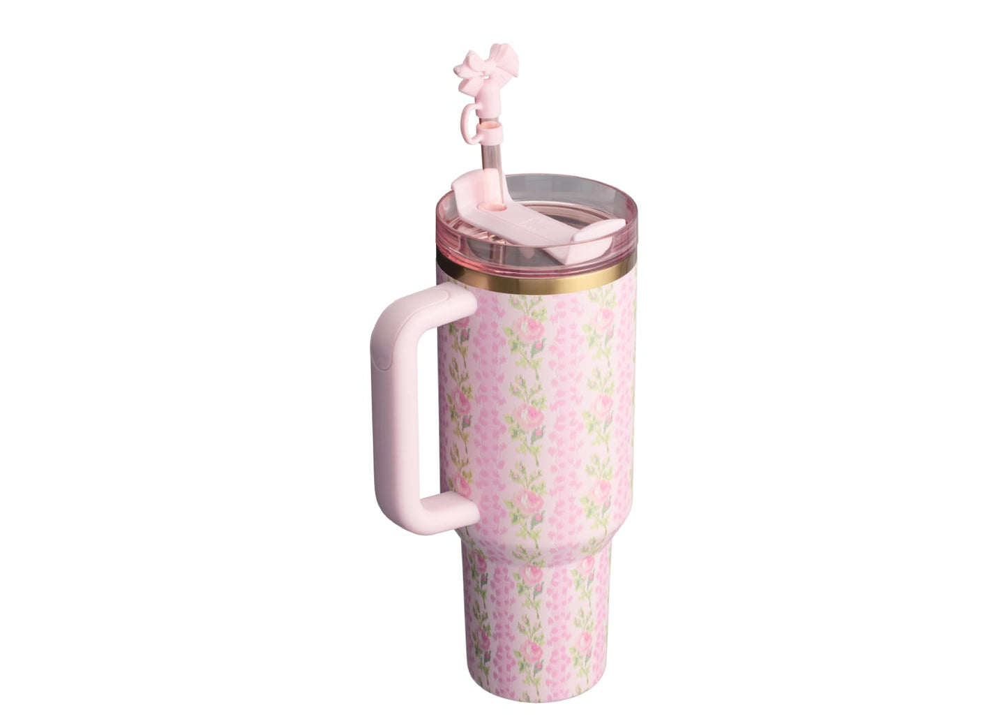 x LoveShackFancy Flowstate Quencher 40oz Tumbler BloomingHeirloom
