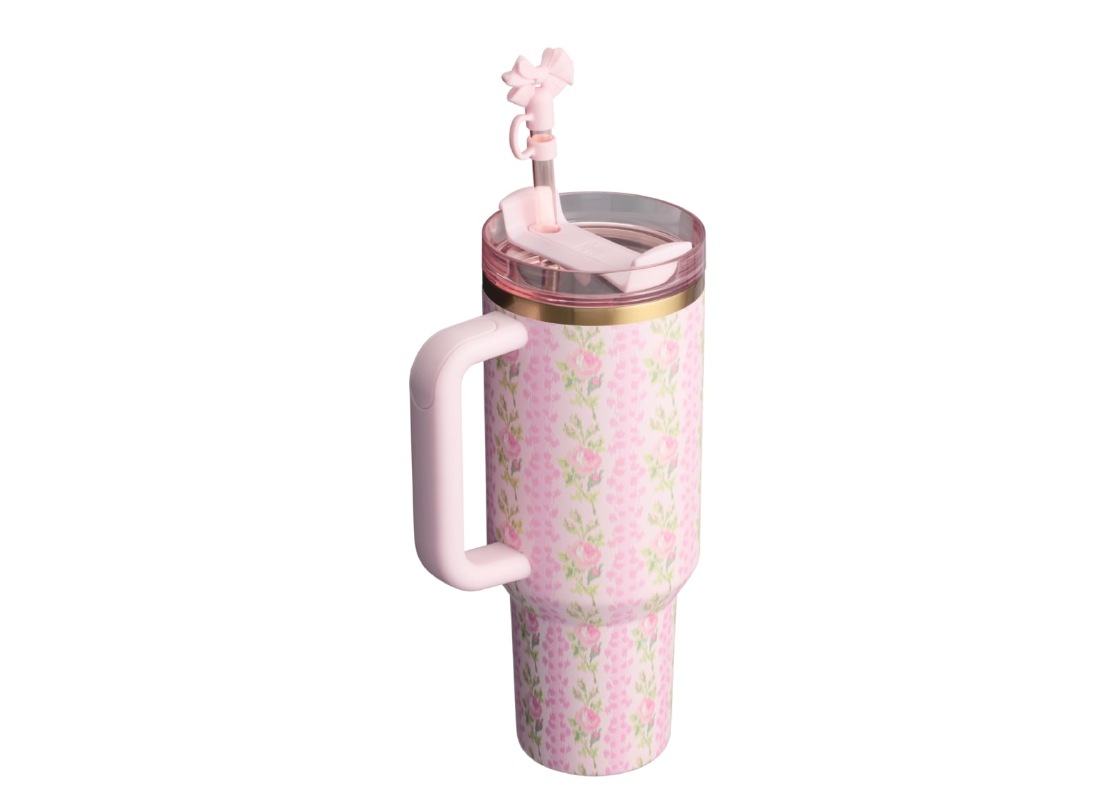 x LoveShackFancy Flowstate Quencher 40oz Tumbler BloomingHeirloom