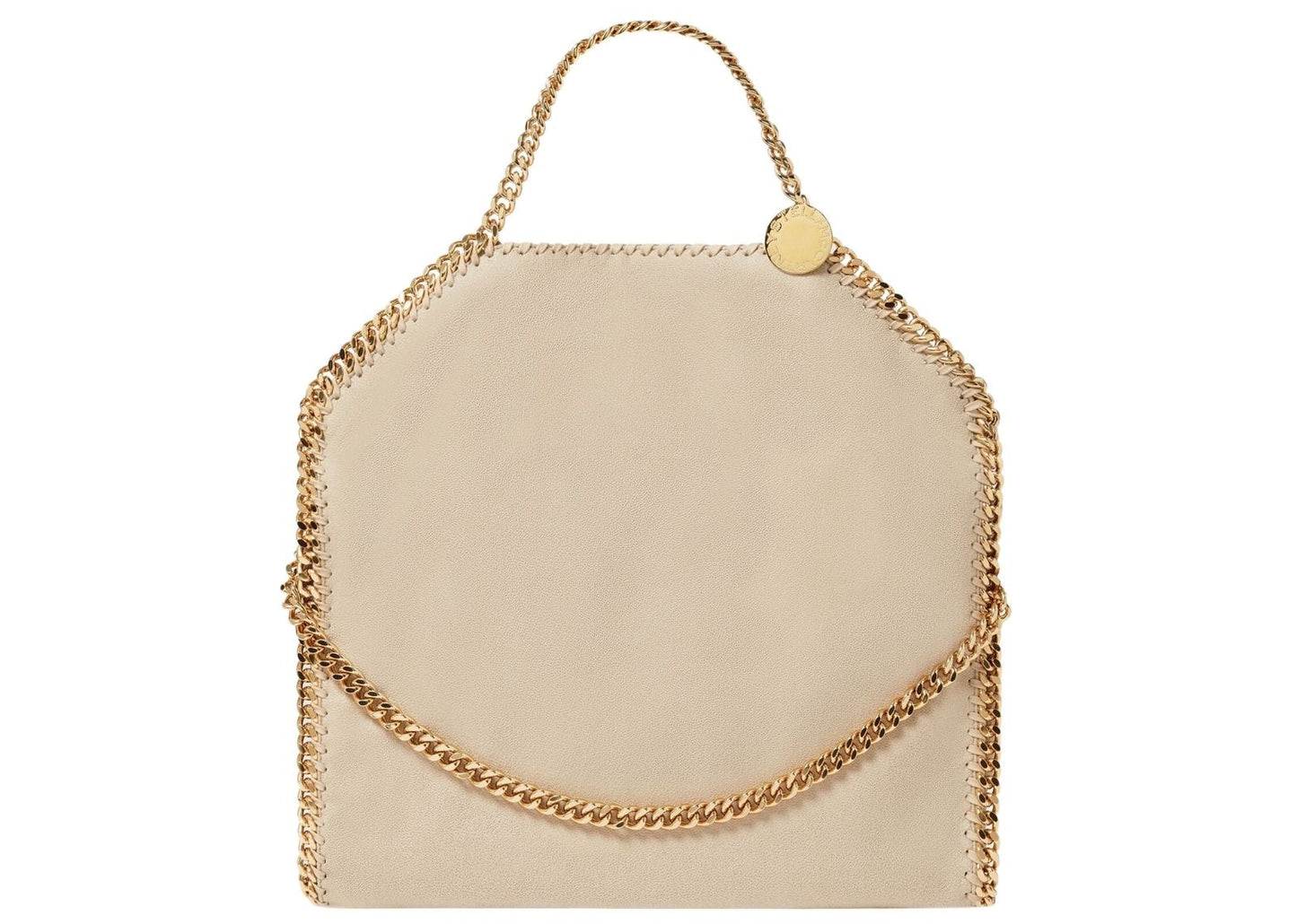 Falabella Fold-Over Tote Bag Clotted Cream