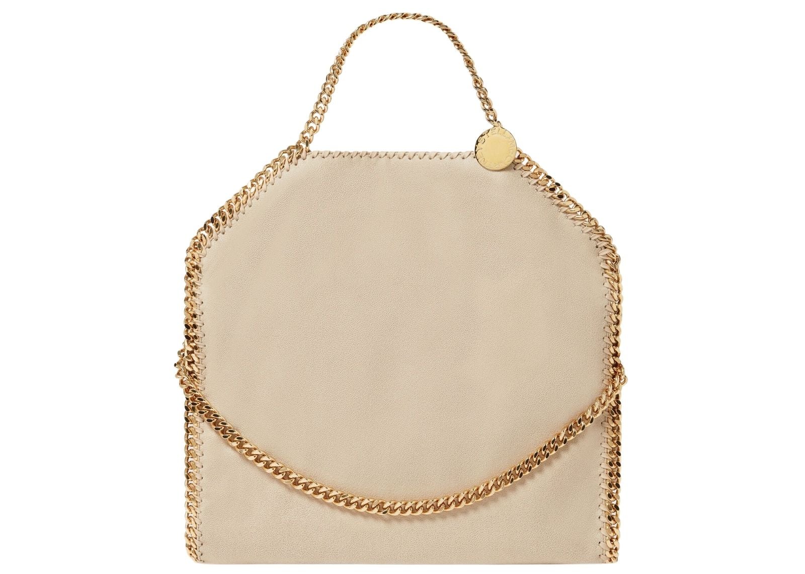 Falabella Fold-Over Tote Bag Clotted Cream