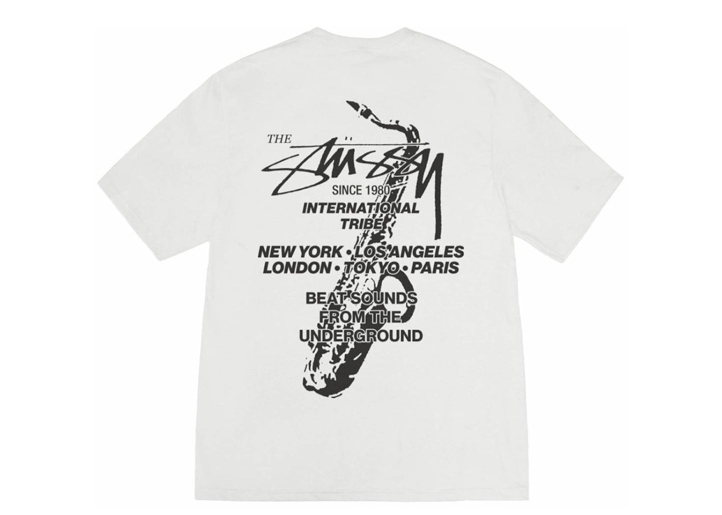 Stussy Beat Sounds Pigment Dyed Tee Natural