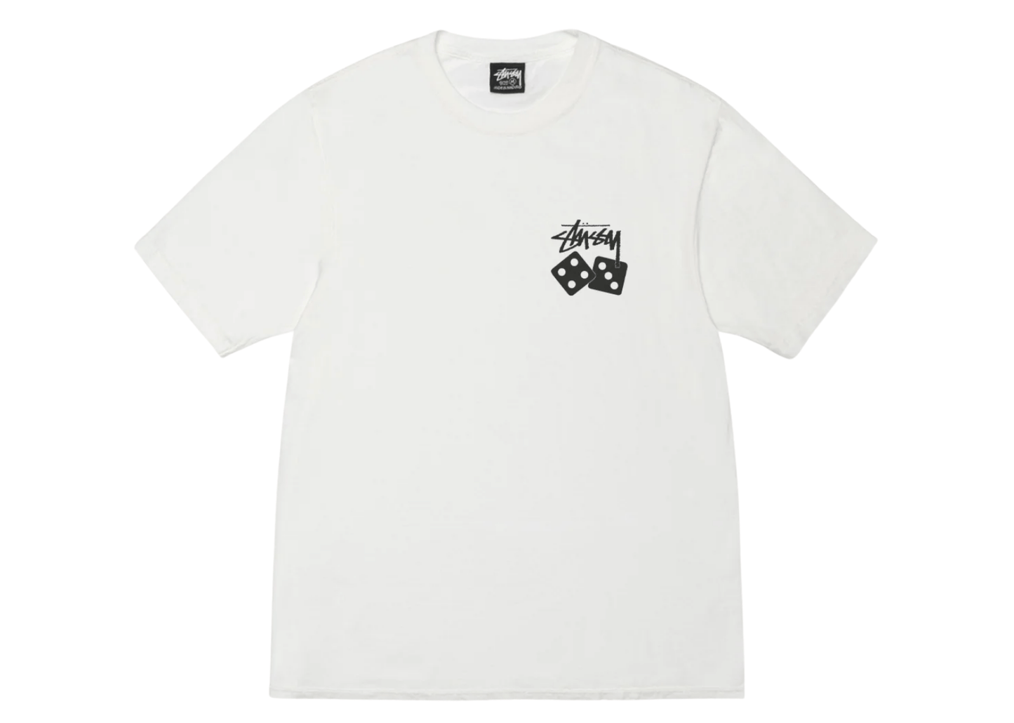 Stussy Dice Tee Pigment Dyed Natural