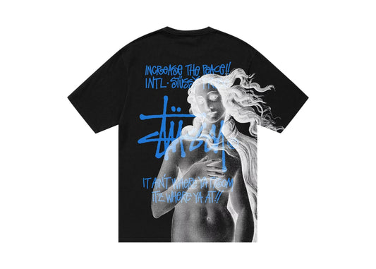 Stussy Ist Venus Pigment Dyed Tee Black