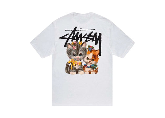 Stussy Kittens Tee White
