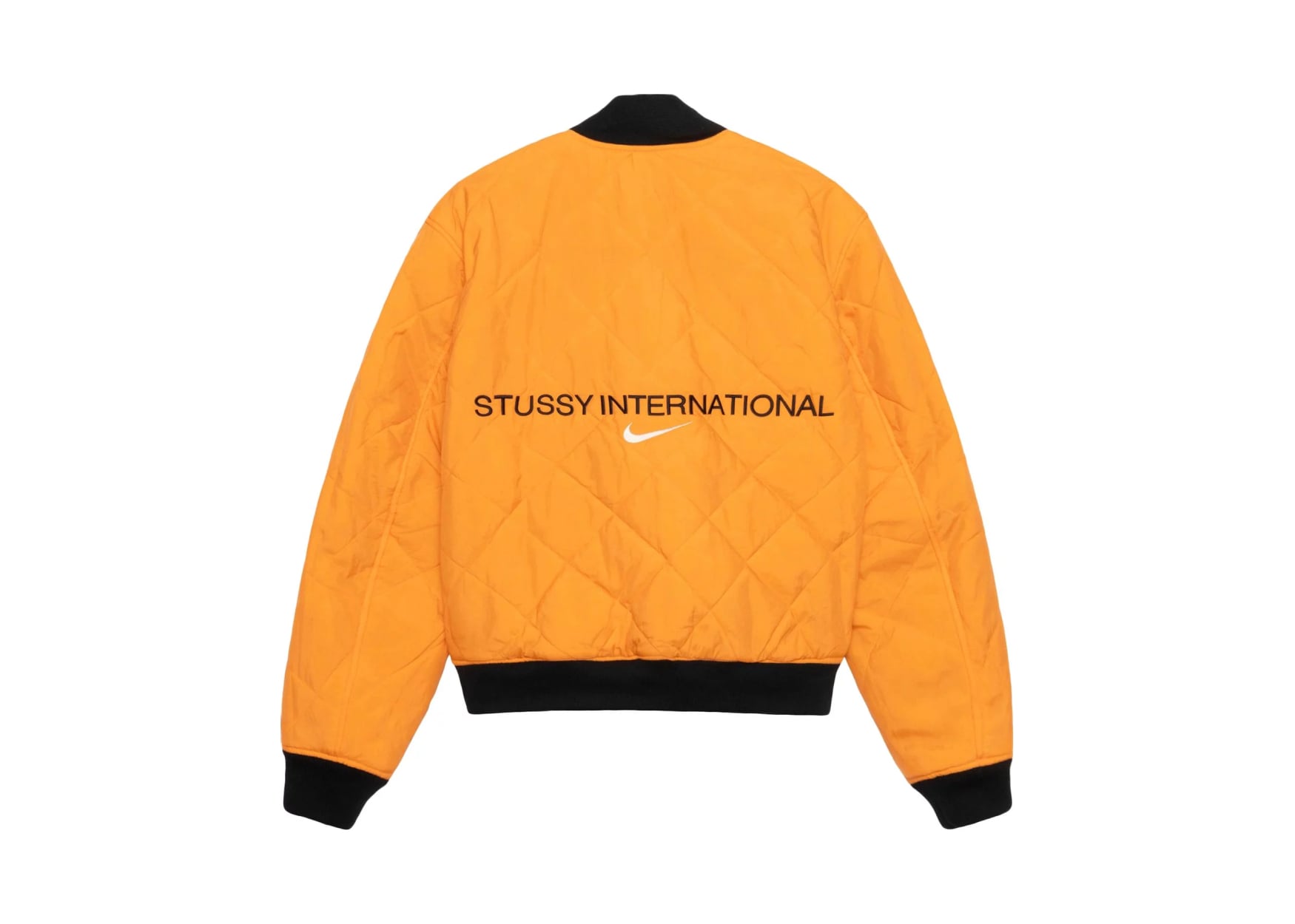 Stussy x Nike Reversible Varsity Jacket Medium Olive/Bright Mandarin