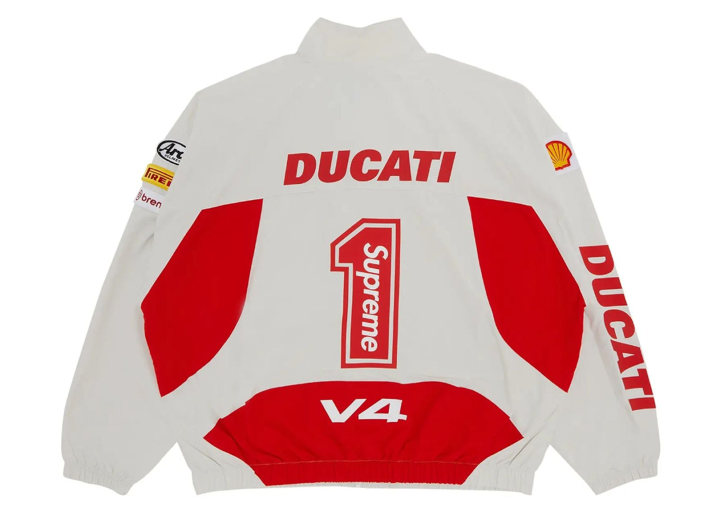 Ducati Track Jacket Light Grey