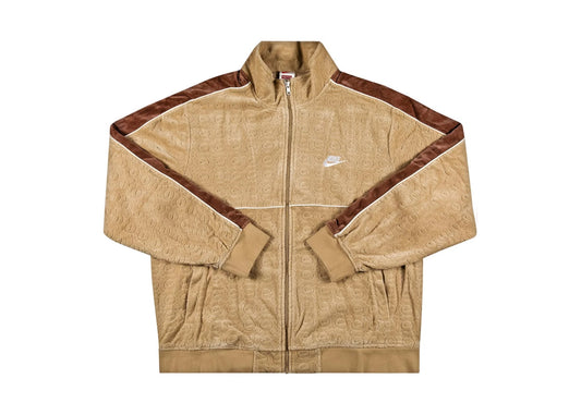 Nike Velour Track Jacket Tan