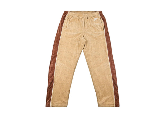 Nike Velour Track Pant Tan