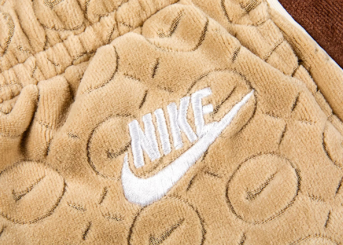 Nike Velour Track Pant Tan