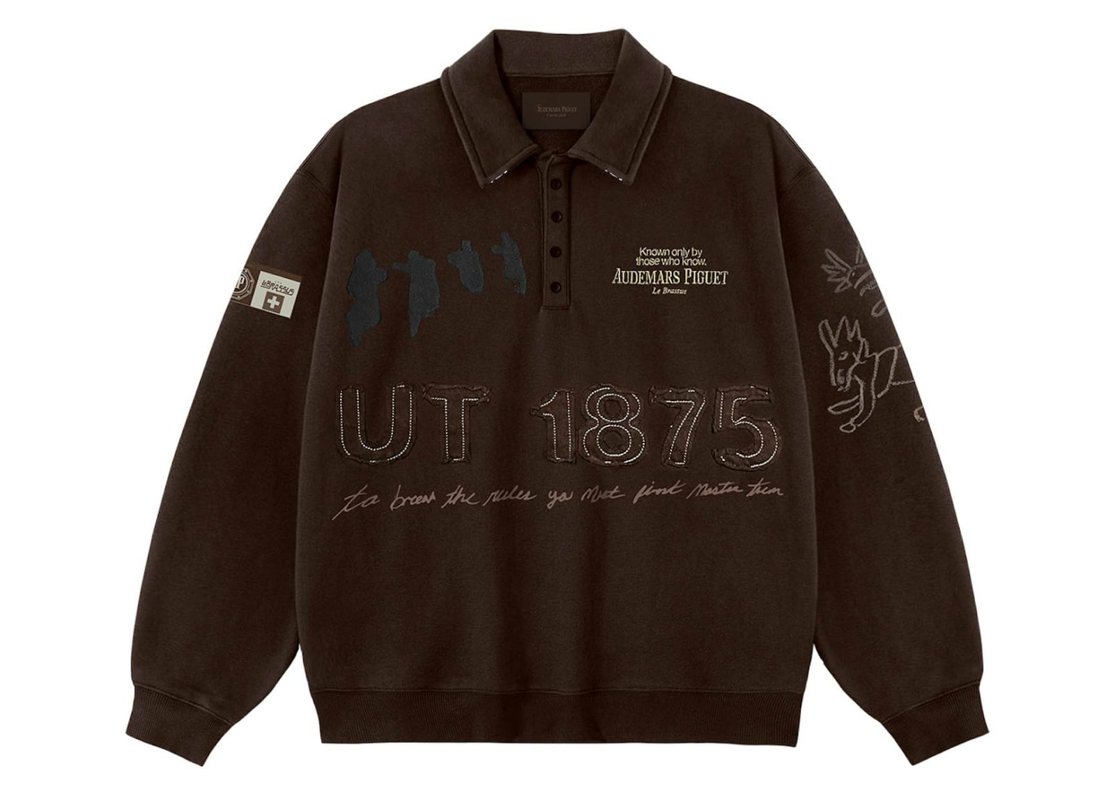 CJ x Audemars Piguet Rugby Sweater Dark Brown