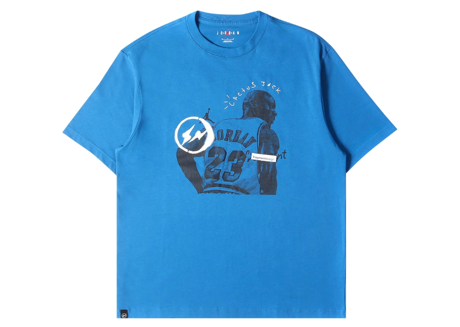 x Jordan x Fragment T-shirt Blue