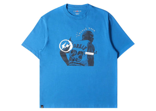 x Jordan x Fragment T-shirt Blue