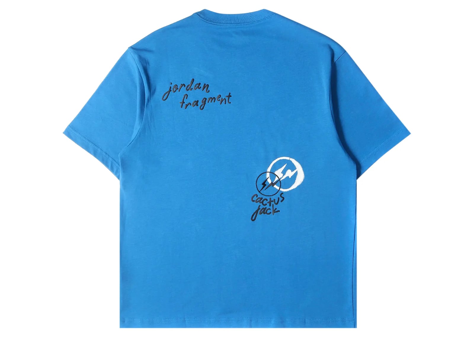 x Jordan x Fragment T-shirt Blue