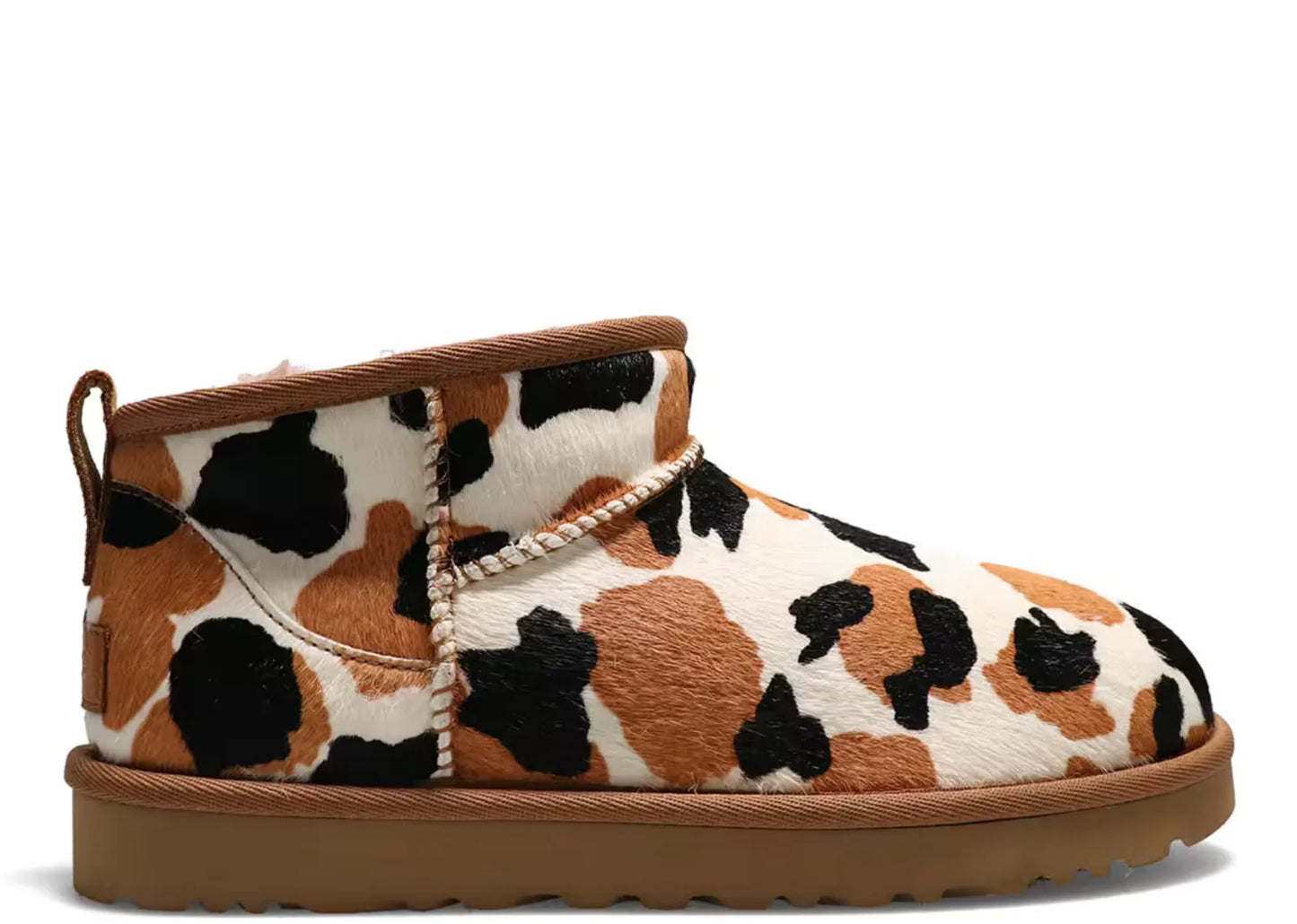 Classic Ultra Mini Boot Cow Print (W)