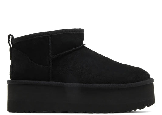 Classic Ultra Mini Platform Boot Black (W)