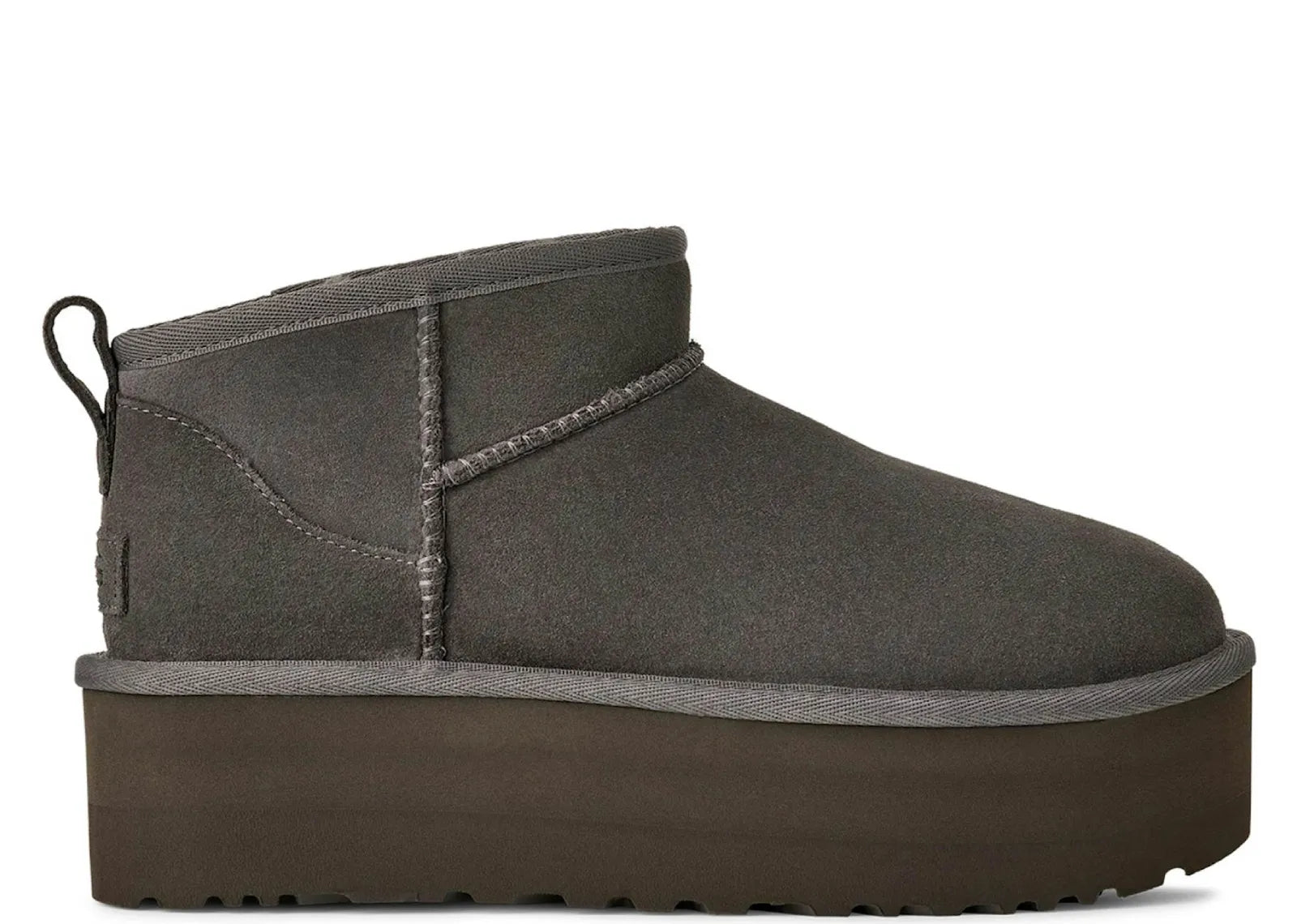 Classic Ultra Mini Platform Boot Charcoal (W)