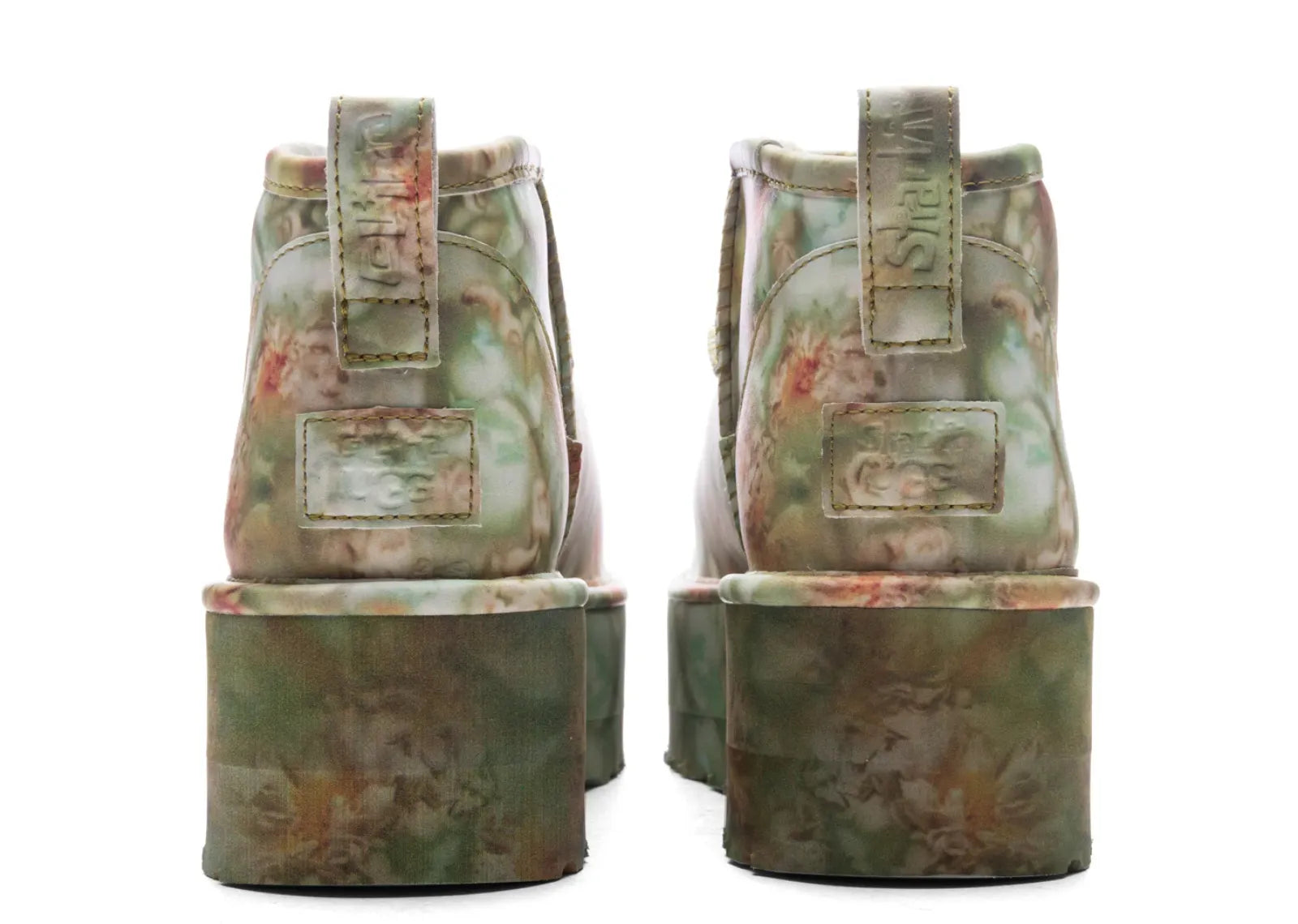 Classic Ultra Mini Platform Boot Collina Strada Green Floral