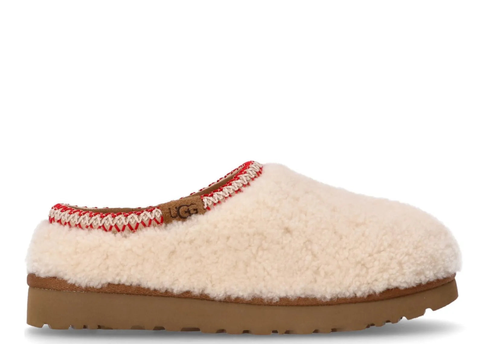 Tasman Maxi Curly Slipper Natural (W)