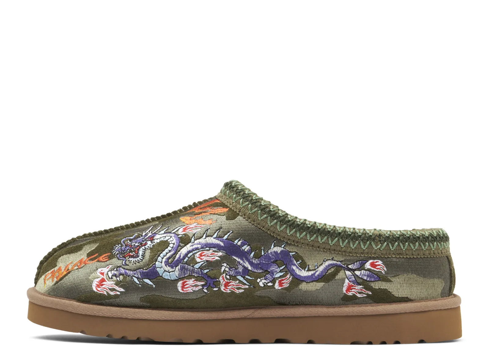 Tasman Slipper Palace Burnt Olive Camo